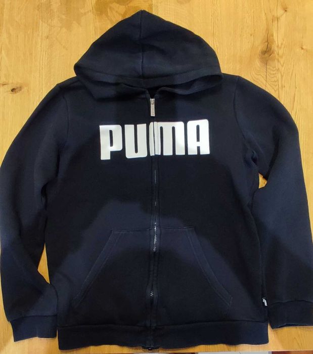 Bluza Puma z kapturem Rozmiar L- Junior Rozsuwana Stan bardzo dobry