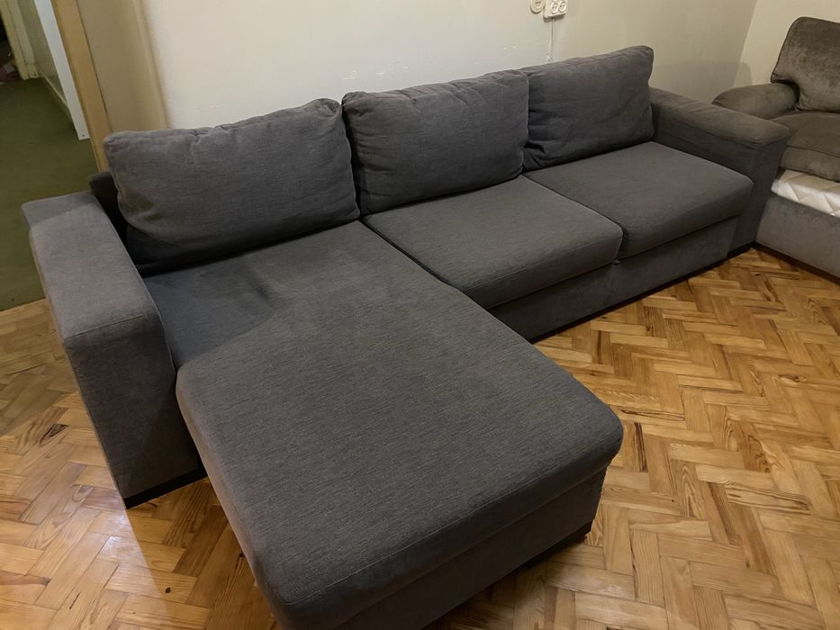 Sofá cama com chaise longue - Lourini