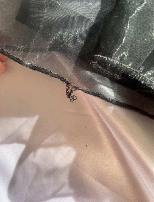 Długa maxi balowa wieczorowa spódnica S 36 M 38 mesh