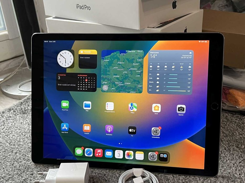 iPad Pro 12.9" 128GB WIFI Cellular LTE Bat100% Space Grey Pencil FV