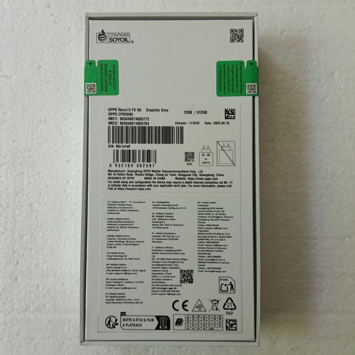 Smartphone OPPO Reno 13 FS 5g