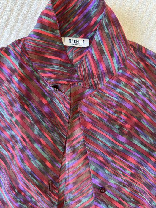 Marella 100% pure silk top size 36