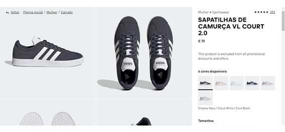 Sapatinhas azuis adidas 37 mulher como novas
