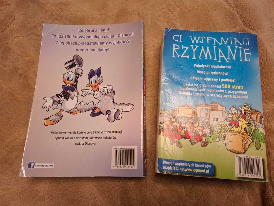 Komiksy Kaczor Donald - 2 szt,