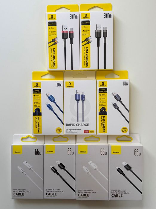 Оригінал! Кабель Baseus USB-C / Lightning / USB Type-C | Шнур з швидкою зарядкою Тайп-Сі / Лайтнінг / ЮСБ Тайп Сі | Кабель Базеус для быстрой зарядки