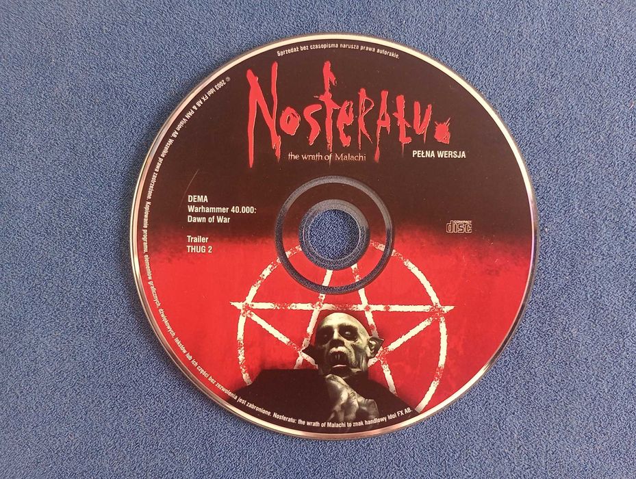 Używana gra Nosferatu The Wrath Of Malachi na PC