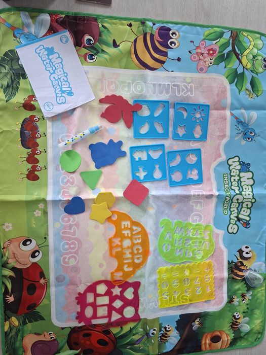 Duża mata do malowania wodą + akcesoria