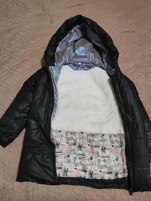 Зимова куртка-пальто для дівчинки