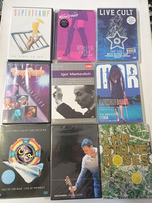 Dvds musicais diversos