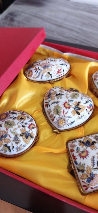 Conjunto 5 caixas de joias