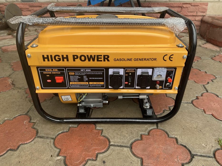 Продам генератор бензиновый 2.2 кВт Бесплатная доставка.