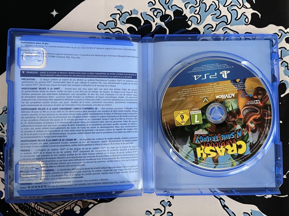 Jogo Crash Bandicoot Trilogy Ps4