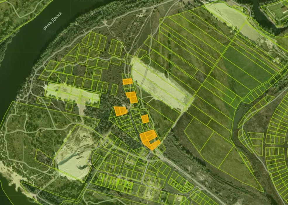Продам участок 12 соток на берегу Десны, озеро, лес, с.Пуховка - Вид 5