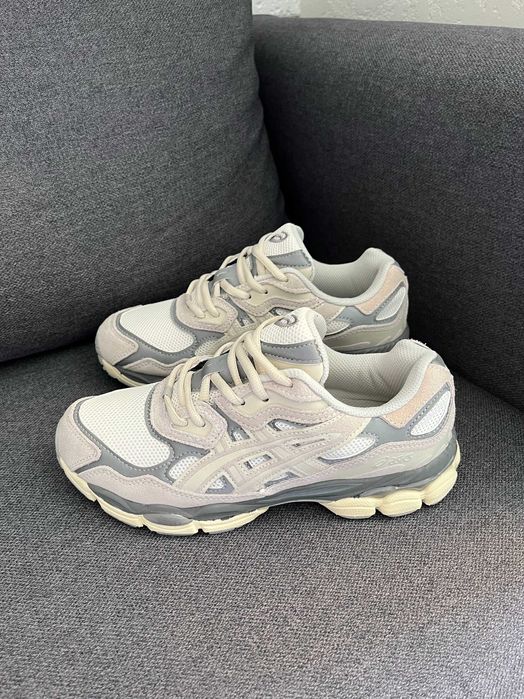 ‼️НОВІ Кросівки Asics Gel NYC Cream Oyster Grey
