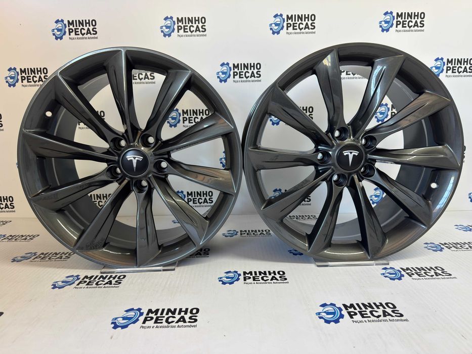 Jantes Look Tesla Turbine em 18 (5x114.3) Hyper Black