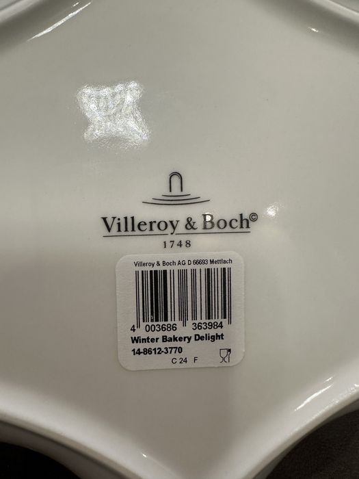 Новорічна тарілка Villeroy Boch Winter Bakery Delight