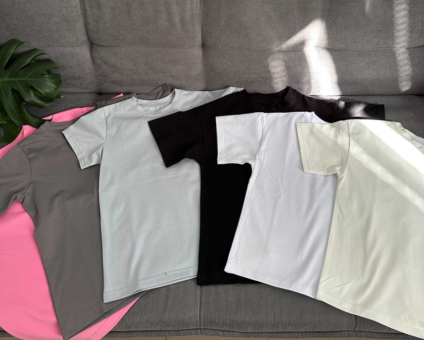 Футболки дитячі однотонні