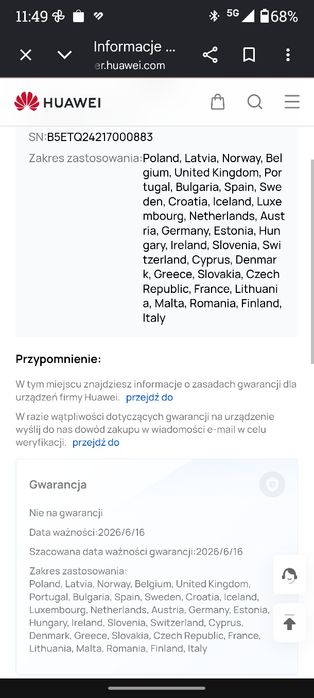 HUAWEI GT 4 clasic zielony