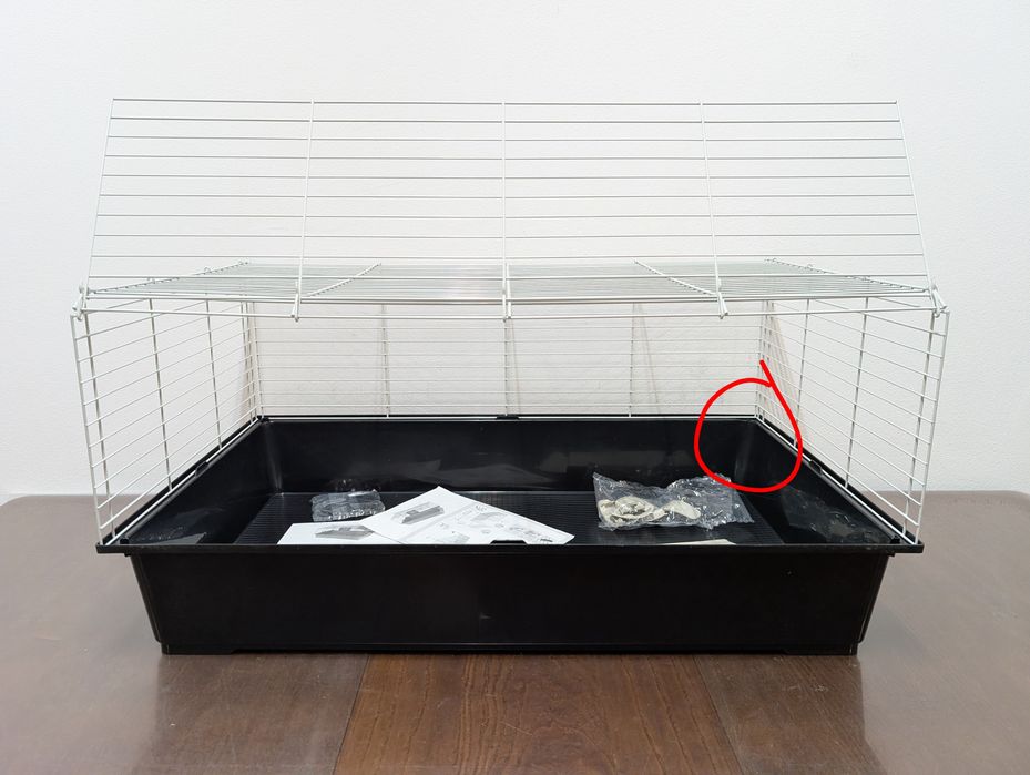 Ferplast Klatka Piggy Basic dla Królików Świnek Morskich 95x57x46cm US