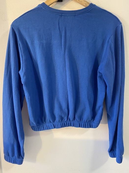 Blusa curta com manga