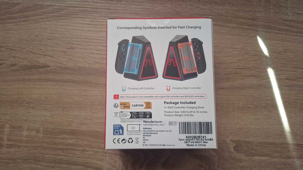 Stacja ładująca do kontrolerów Switch 2