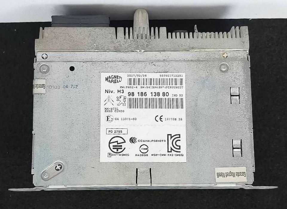 Rádio / Auto Rádio 9818613880 - CITROËN C4 CACTUS