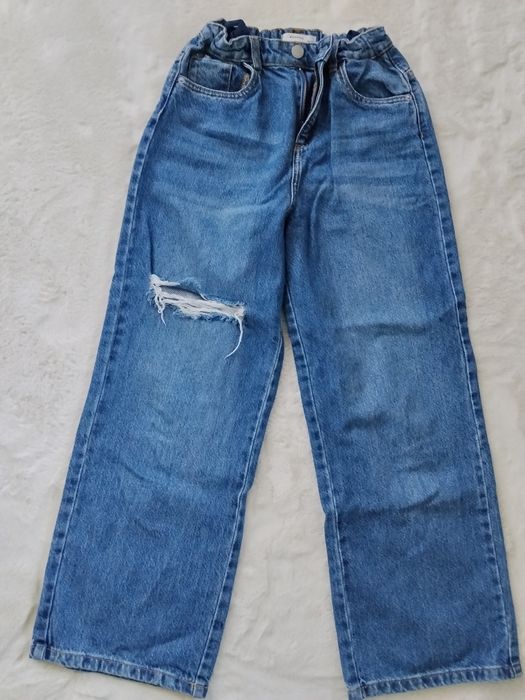 Szerokie jeansy dla dziewczynki Reserved r.152