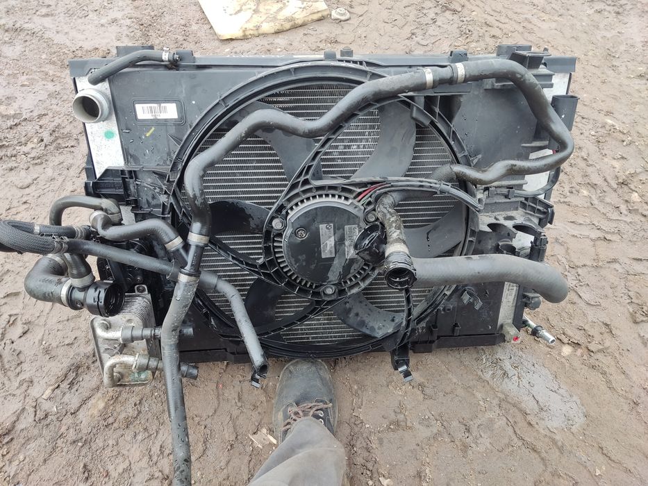 Komplet chłodnic BMW E65 M54 automat Stan bdb 3.0 2.5 2.2 Oryginalne