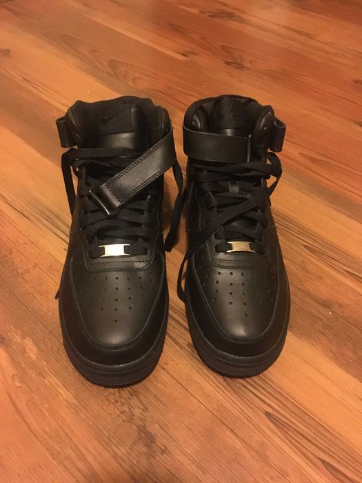Nike Air Force 1 czarne nowe 44