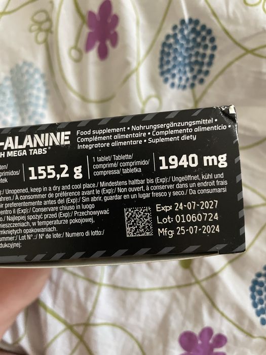 Olimp Beta-alanine alanina carno rush 63 tabl przedtreningowka