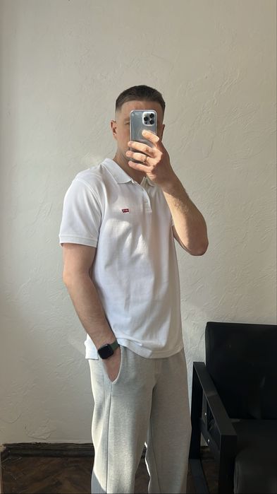 Оригінал 100% Поло Levi’s Standard fit+ чорний