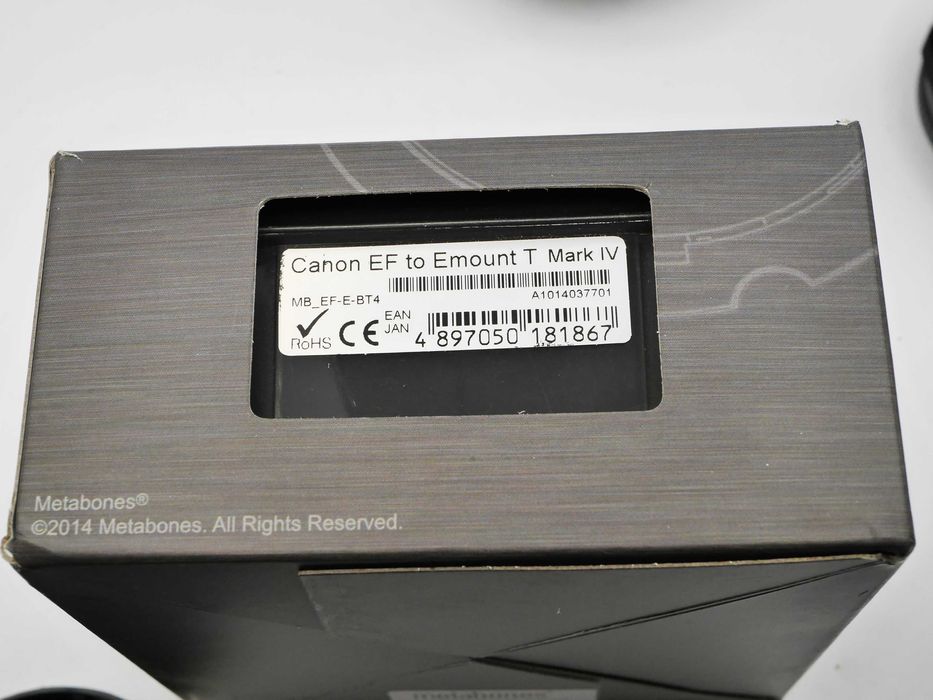 Metabones adapter Canon EF-Sony E  Mark IV A7 A7R A72 A72R NEX A6000