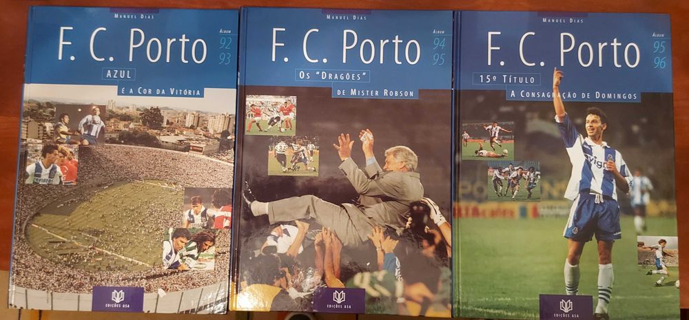 Coleção FC Porto – 7 Álbuns Oficiais (Edições ASA – Manuel Dias)