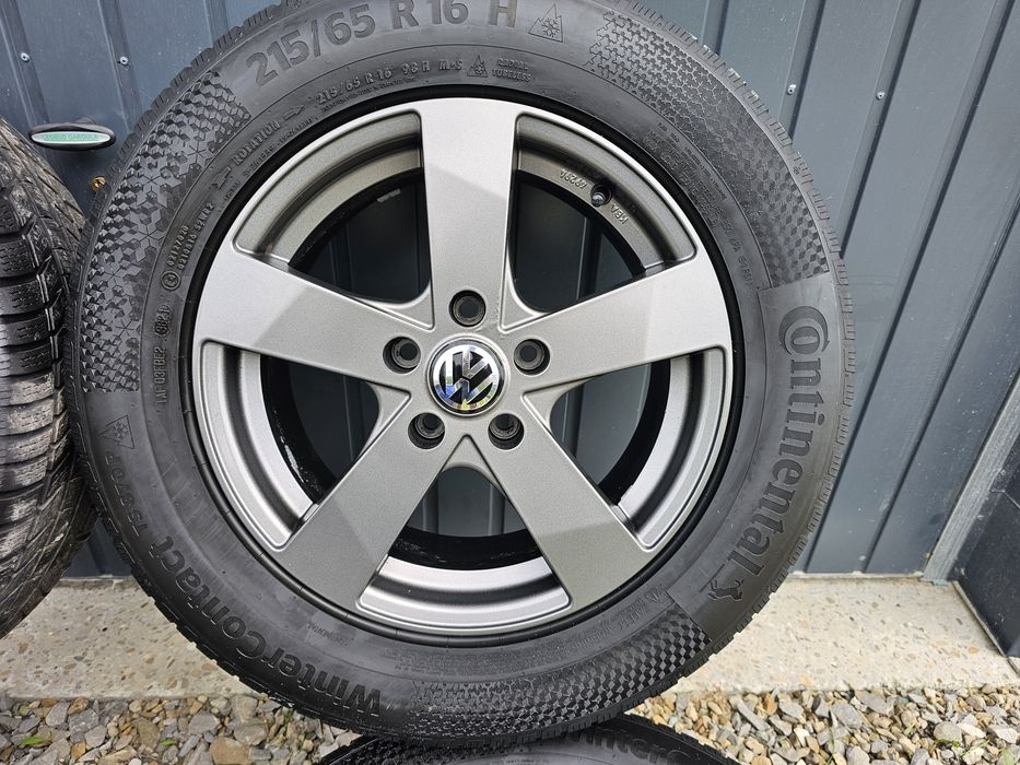 Alufelgi Volkswagen 16" 5x112 Touran Tiguan T-Roc Passat z Oponami