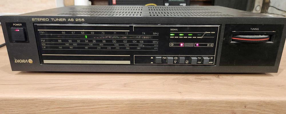 polskie radio jak nowe, stereo Diora Tuner AS 255 , 100% sprawne