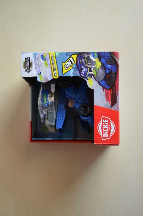 Figurka akcji Dickie Toys Transformujący Police Trooper niebieski 2w1