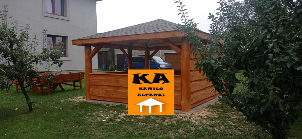Altanka z bala Altana Altanki Altany Ogrodowa
