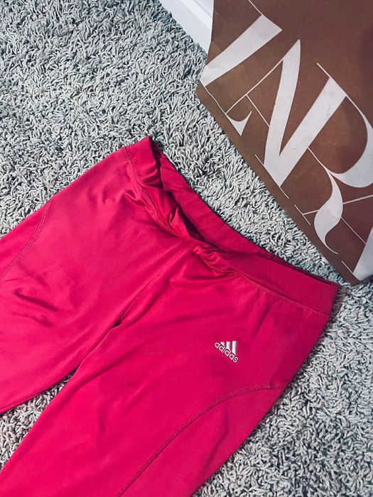 Adidas xl legginsy getry damskie różowe