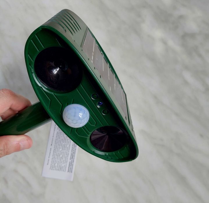 Ультразвуковой отпугиватель собак, котов, птиц и мышей для улицы T-900