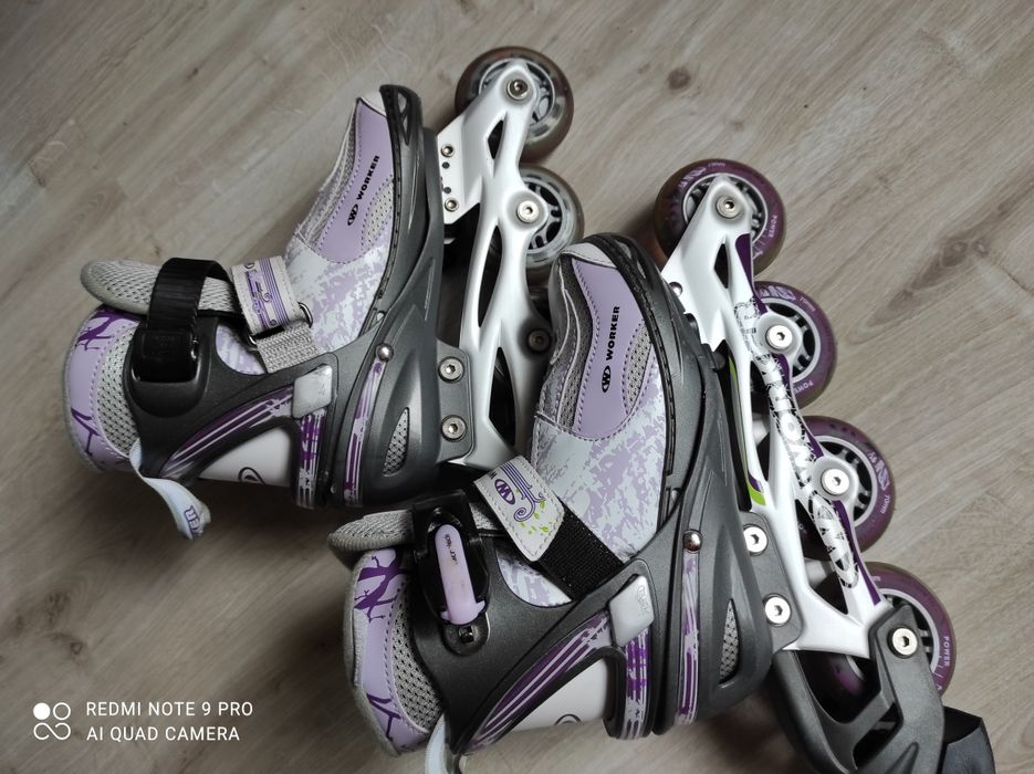 Super rolki dziewczęce Worker, r.31-34.