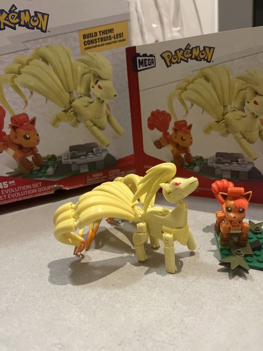 Klocki Mega Blocks Lego Pokemon Vulpix Evolution Set