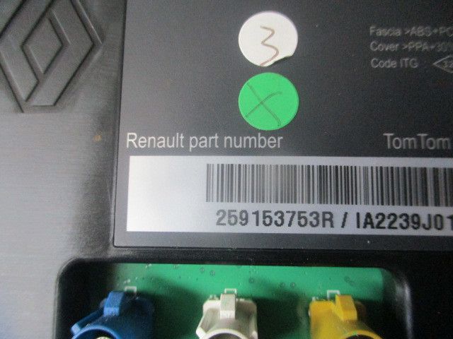 Display / ecrã de informações RENAULT Laguna III (BT0/1)