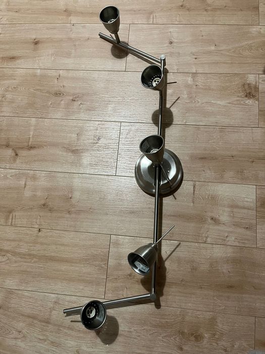 Candeeiro de teto metalizado
