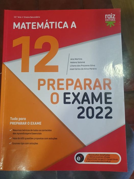 Livro preparaçao exame 12 Matemática A