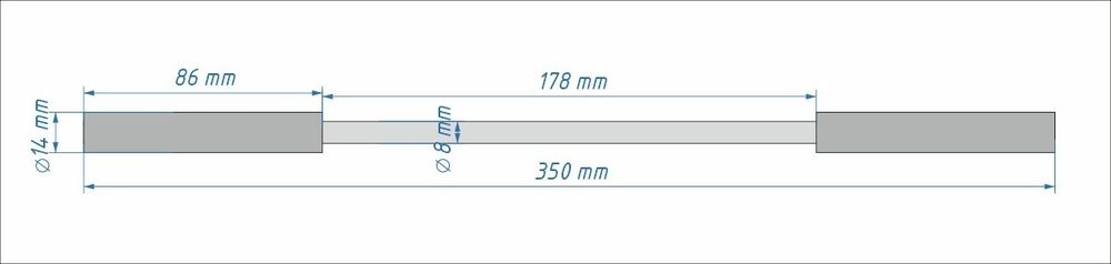 Электронагреватель карбидокремниевый