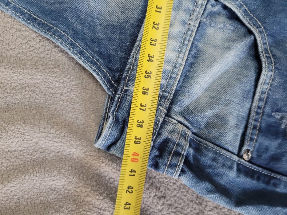 ogrodniczki jeans short cropp r 36