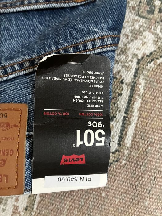 Jeansy levis 501