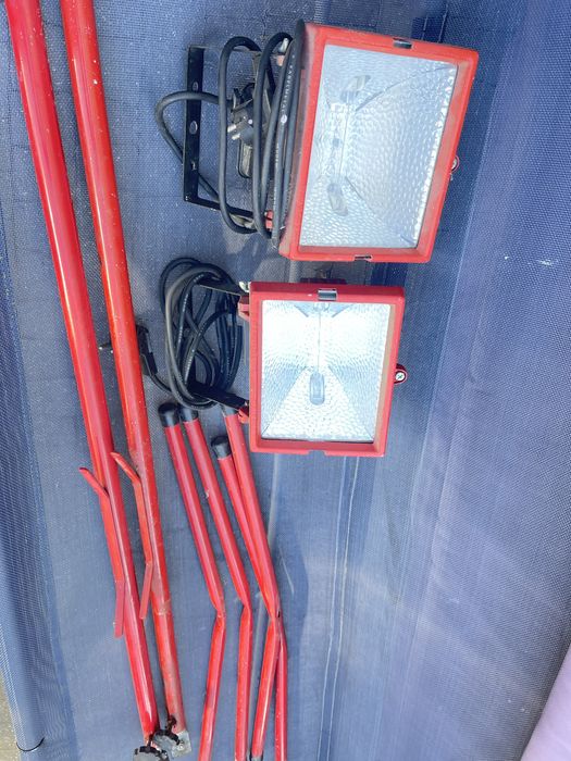 Jupiter 2 lampy oswietlajace ze stojakiem HVG