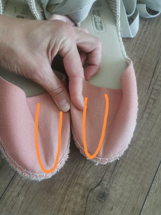 Espadryle Primark 38/39 bez róż