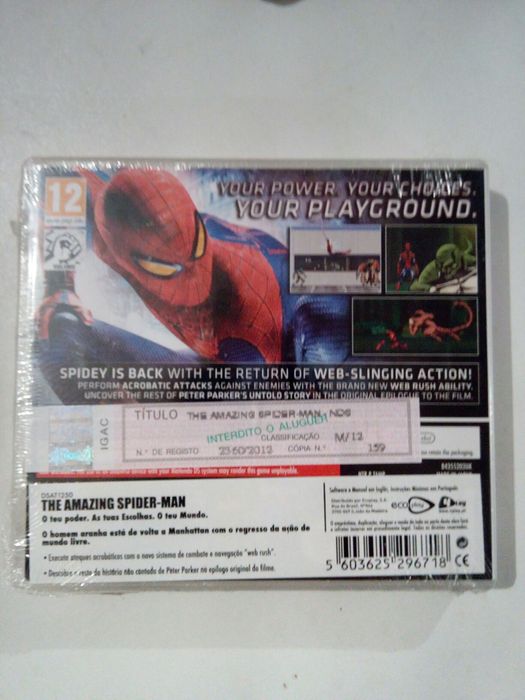 Nintendo DS Game: The Amazing SPIDER-MAN (Sealed)64283970042755121